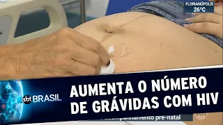 Número de grávidas com HIV aumenta quase 40% em dez anos | SBT Brasil (11/01/20)