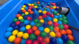 Water Marble Run ☆ Water Sound ASMR ☆ Underwater Tunnel + Lots of Marbles