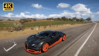 1400HP BUGATTI Veyron SS | Forza Horizon 5 | STEERING WHEEL GAMEPLAY LOGITECH G29 4K