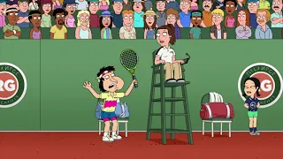 Family Guy - I became famous for smashing rackets