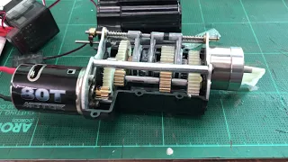 Test gear reduction modify gearbox tamiya by rcc scale