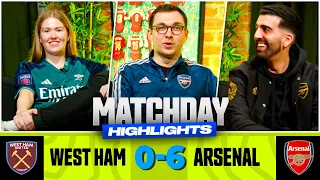 Arsenal HAMMER West Ham | West Ham 0-6 Arsenal | Match Day Highlights