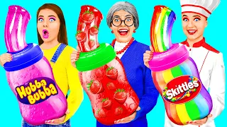 Me vs Grandma Cooking Challenge | Delicious Recipes by TeenTeam Challenge