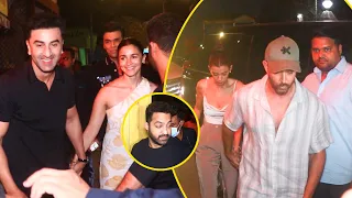 Starry Affair: Ranbir Kapoor, Alia Bhatt, Karan Johar, Junior NTR, Hrithik Roshan & More For Dinner