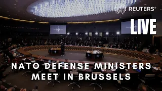 LIVE: NATO defense ministers meet in Brussels