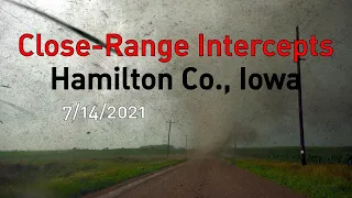 EXTREMELY CLOSE Tornado Intercept in Iowa!