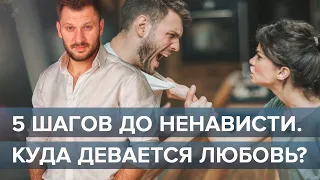 От любви до ненависти 5 шагов!