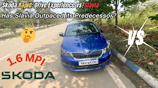 Skoda Rapid 1.6 MPI vs. Skoda Slavia 1.5 TSI: Unveiling the Drive Experience Differences