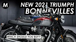 Which Triumph Bonneville Should You Buy In 2021? New Updates For T120, T100, Street Twin, Bobber