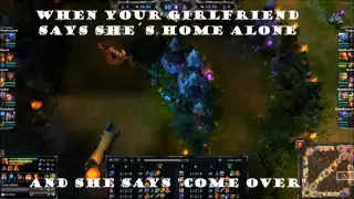 When Bae Says She's Home Alone (League of Legends)