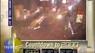 CBS News Countdown to 2000 Ball Drop 12/31/1999 Dan Rather