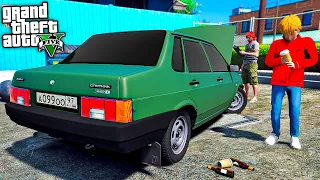 ГРИШКА ВОССТАНОВИЛ И ПРОДАЛ ВАЗ 21099 ! ЗАРАБОТАЛ ДЕНЬГИ - ЖИЗНЬ ПЕРЕКУПА В GTA 5 ⚡ГАРВИН