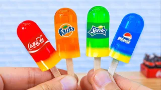 COCA or FANTA or PEPSI or SPRITE Jelly🍑🍋Sweet Miniature Frozen Honey Jelly Ideas🌈Sweet Mini Cakes DA