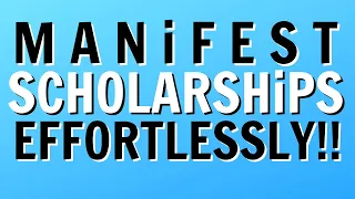 Scholarship Subliminal | Manifest a Scholarship (FORCED)