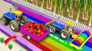 Top diy tractor making mini Concrete bridge #31 | diy tractor | water pump | @KeepVilla|DongAnh mini