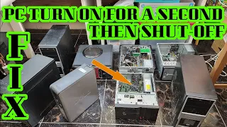 How to fix computer wont turn on and fan spins then stops #diy #tutorial #restoration #pc #cpu