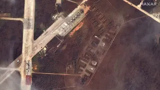 Satellitenbilder belegen: Russischer Stützpunkt auf der Krim stark beschädigt