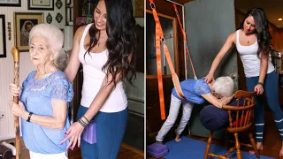 This 86 Year Old Lady Lived With A Hunched Back For Decades  Then She Met An Awesome Yoga Teacher