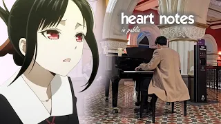 Kaguya-sama on a public piano - 'heart notes' by Airi Suzuki (S4 ED)