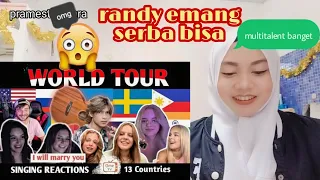 REACTION ||INDONESIAN SINGER WORLD TOUR 13 COUNTRY RANDY DONGSEU