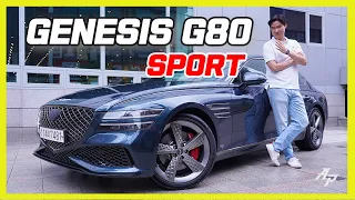 2022 Genesis G80 Sport – Rear Wheel Steering, Launch Control & Sport+ Mode.