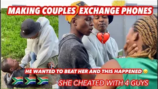 Making couples switching phones for 60sec 🥳 SEASON 2 ( 🇿🇦SA EDITION )|EPISODE 25 |