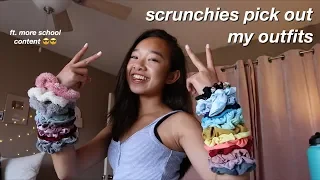 Scrunchies Pick Out My Outfits! | Nicole Laeno