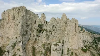 Полёты на квадрокоптере над горой Ай-Петри (Крым)
