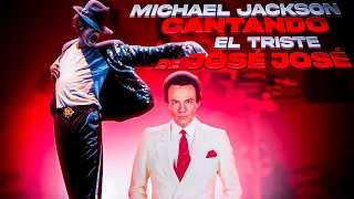 MICHAEL JACKSON cantando el TRISTE de JOSÉ JOSÉ