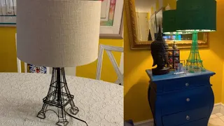 Eiffel Tower Lamp Makeover