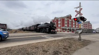 CPKC 2816 passing in airdrie