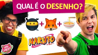 QUEM ADIVINHAR O DESENHO ANIMADO PELO EMOJI VENCE !!! | Desafio Gato Galactico