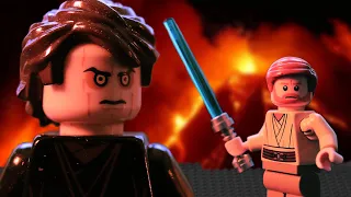Anakin vs Obi Wan in lego Star Wars - Brickfilm (stop motion)