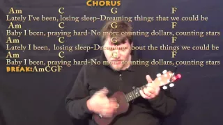 Counting Stars - Ukulele Cover Lesson in Am with Chords/Lyrics #countingstars #ukulelelesson