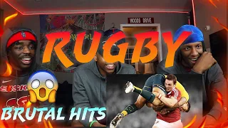 AMERICANS REACT| Biggest Rugby Hits / Brutal Rugby hits