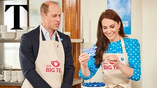 William and Kate surprise NHS staff and patients with 75th anniversary party