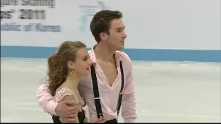 [HD] Gabriella Papadakis and Guillaume Cizeron 2011 World Junior - Short Dance