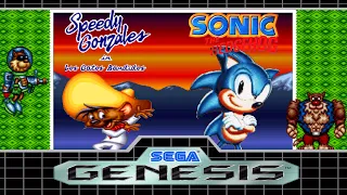 Speedy Gonzales: Los Gatos Bandidos - El Gato: Battle 2 = Sonic SNES - Stage 1 (SEGA Genesis Remix)