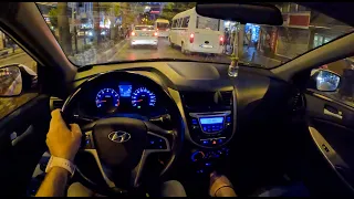 2014 Hyundai Accent Night [1.4 100HP] | POV Test Drive #1311 Joe Black