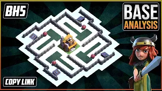 The BEST BH5 TROPHY [defense] Base 2021 Builder Hall 5 Trophy Base Design with Copy Link - COC