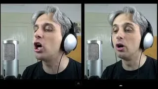 How To Sing Come Together Beatles Vocal Harmony Cover - Galeazzo Frudua