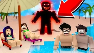 UN MONSTRUO ATACA AL TEAM EN LAS VACACIONES DE ROBLOX!!