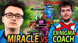 MIRACLE meet his EX-COACH and DESTROYED him in Ranked dota 2