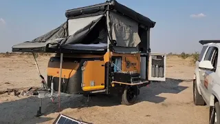 Setting up camp in Botswana in under 5 minutes