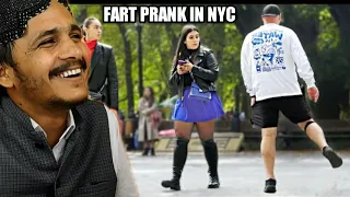 Tribal People React To WET FART Prank in New York City