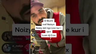 Noizy largohet nga live😡😲🤯. Dj Crax rreh  noizyn 😲🤯😡