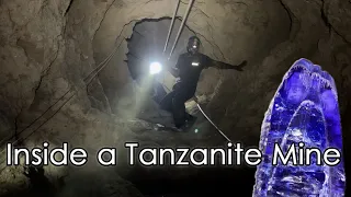 Going into a D-Block Tanzanite Mine in Tanzania