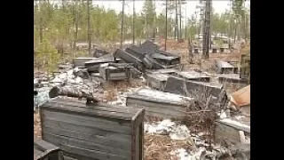 В пригороде Улан-Удэ нашли более 50 ящиков с ядовитой жидкостью и десятки ртутных ламп