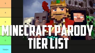 Ranking ALL Minecraft Parodies on a Tier List (Part 1)