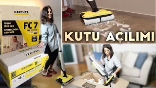 KARCHER SİLİP SÜPÜREN KABLOSUZ TEMİZLİK | KUTU AÇMA | İrem Güzey